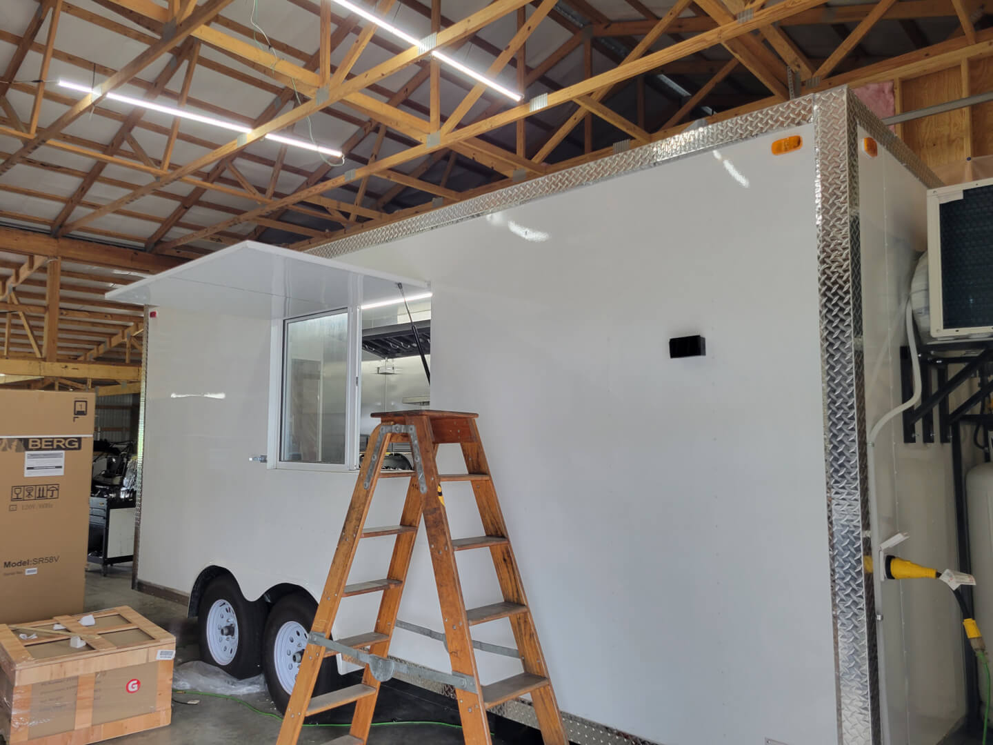 brand new service truck