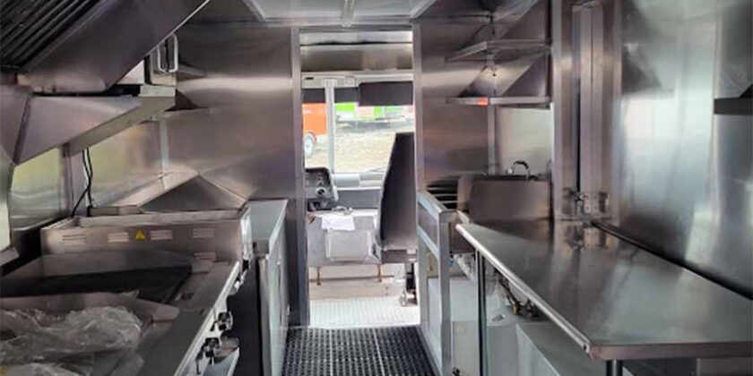 Interior New Food Truck Build by Titan Trucks Mfg.