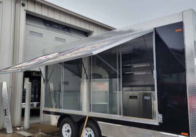 New Pizza Trailer with Sliding Windows