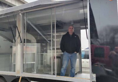 New Pizza Trailer with Client