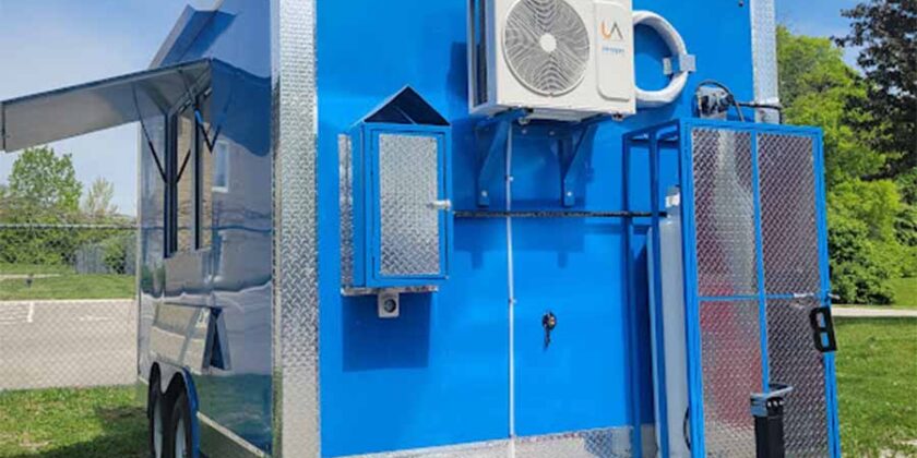 New Trailer with AC Unit