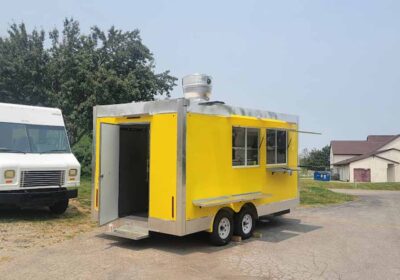 Yellow Food Trailer