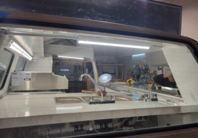 Converted Coffee Van with Service Window and Barista Station