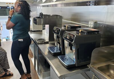 Food Truck Coffee Equipment Setup
