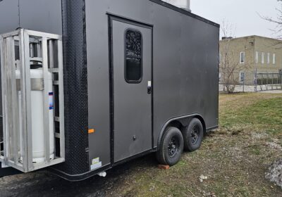 Heavy Duty Food Trailer Rear Exit