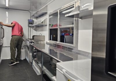 Commercial Food Truck Kitchen Interior Installation