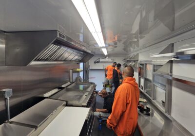 Food Trailer with Refrigerated Prep Table