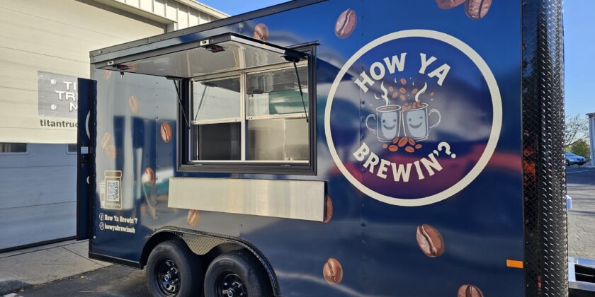 New Coffee Truck Trailer with Service Window