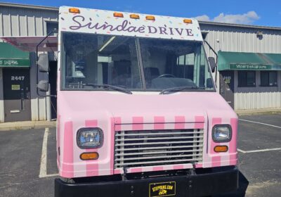 Sundae Drive Custom Sprinkles-Themed Exterior Front View