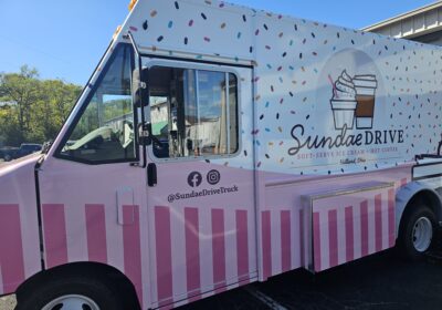 Sundae Drive Branded Ice Cream and Coffee Truck Exterior Wrap (Side View)